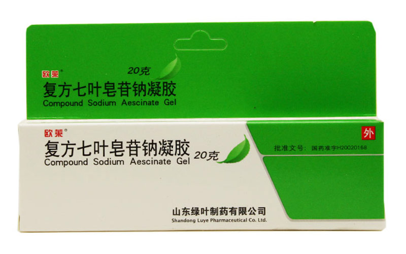 欧莱 复方七叶皂苷钠凝胶 20克*1支/盒