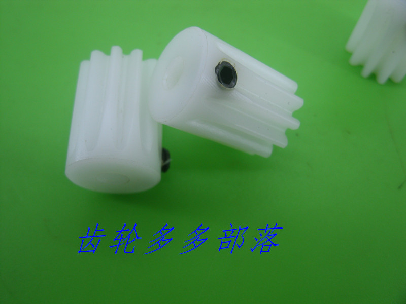 1 model 11 teeth inner hole 4 abrasion resistant high temperature POM nylon race Just convex table straight gear can be machined and set
