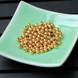 Золотое украшение-шарик, аксессуары, желтые глянцевые бусины