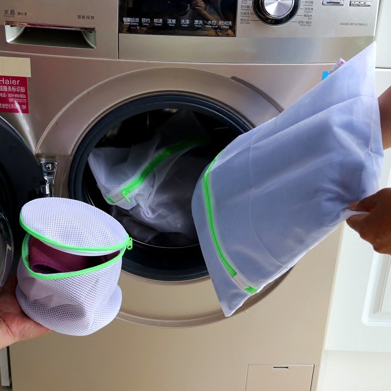 Laundry Bag Thickened Care Wash Bag Fine Mesh Composition Suit Home Underwear Mesh Bag Washing Machine Wash Clothes Bra Mesh Pocket