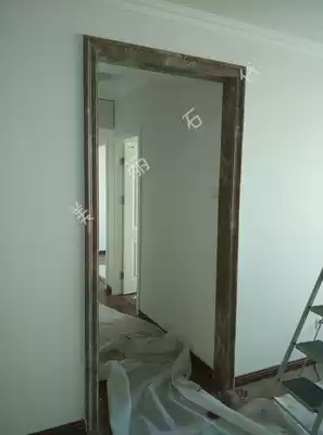 Light phalanx net marble door cover door frame line pass line natural stone door cover line bag pass