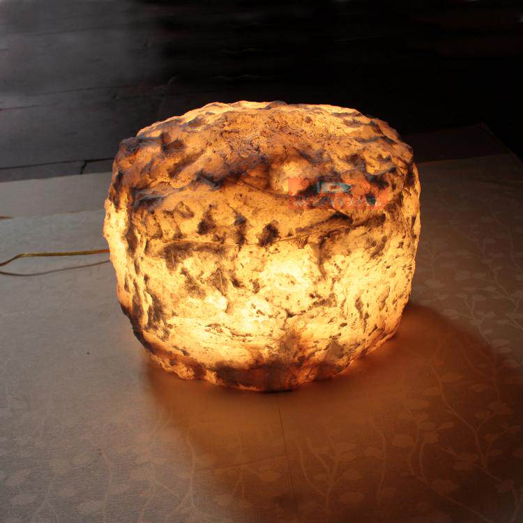 Villa outdoor garden Lawn lamp Courtyard stone lamp Buried lamp Outdoor European retro Spanish natural marble lamp