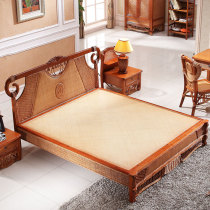 Ito family rattan bed rattan plank bed 1 8m double bed rattan furniture rattan bed customized bed
