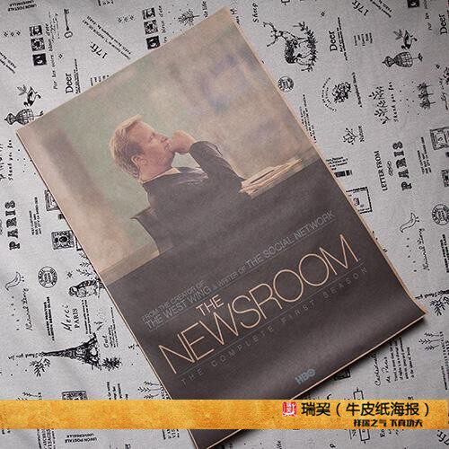 The Newsroom Anecdote Poster The Newsroom Jeff Daniels HBO Promotional Art American TV Series Customization