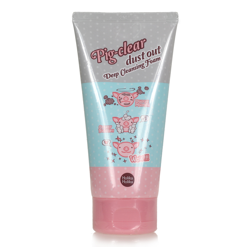 Holika/猪鼻子洗面奶150ml 清洁毛孔不紧绷洁面乳包邮