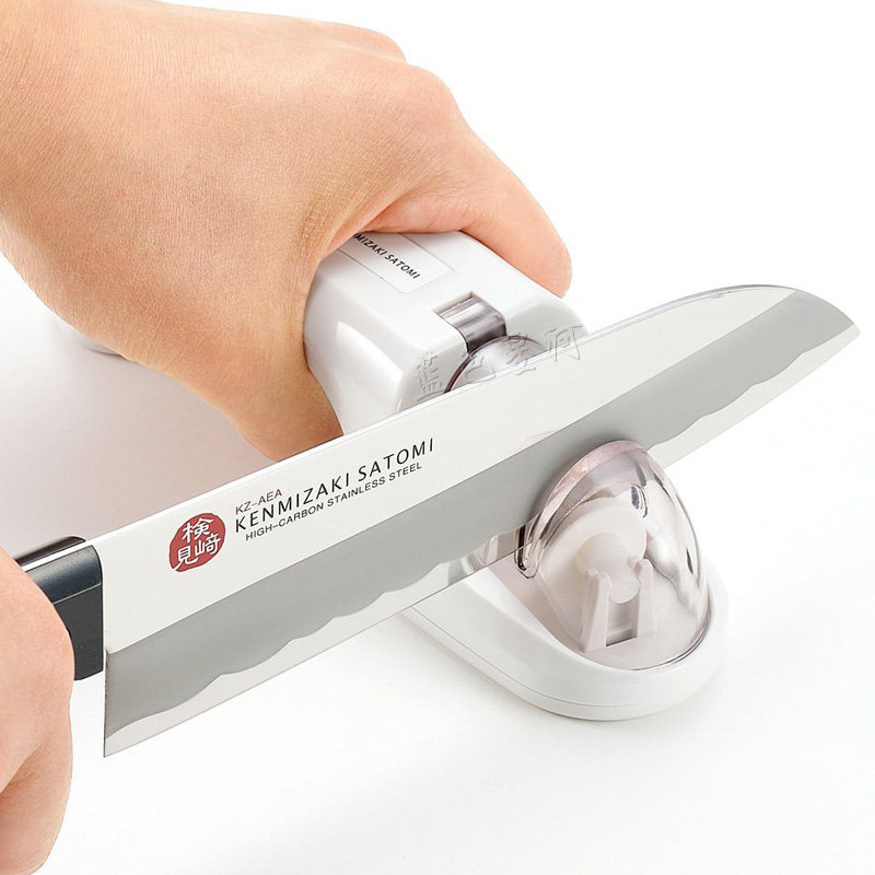 Japan Import Lower Village Stainless Steel Knife Grinding Knife Machine Kitchen Knife Sharpening Machine Home Manual One-way Ceramic Grinding Knife Stone