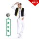 2017 mới halal Hui trang phục khiêu vũ quốc gia trang phục biểu diễn thiểu số trang phục Hồi giáo nam đồ bộ đẹp Trang phục dân tộc