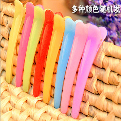 鸭嘴夹大号刘海夹一字夹边夹弹簧夹头饰发夹饰品横夹发夹顶夹发卡