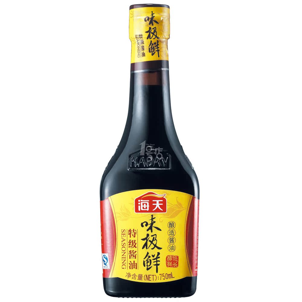 海天酱油味极鲜750ml瓶