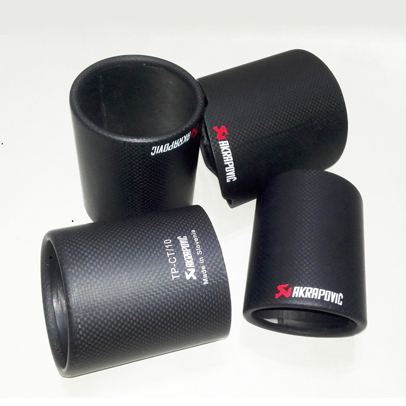 Sky scorpion AK carbon fiber tailpipe retrofit General 101 mouth carbon fiber tailpipe straight row exhaust pipe taildrum