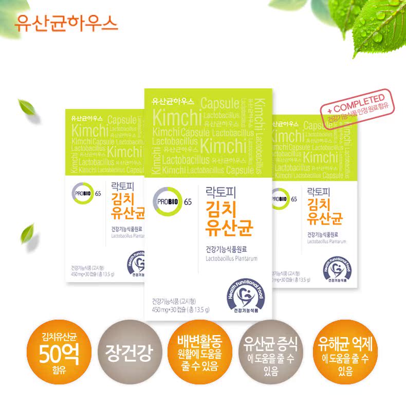 【韩国正品】泡菜提取乳酸菌 通便 排毒 抑菌