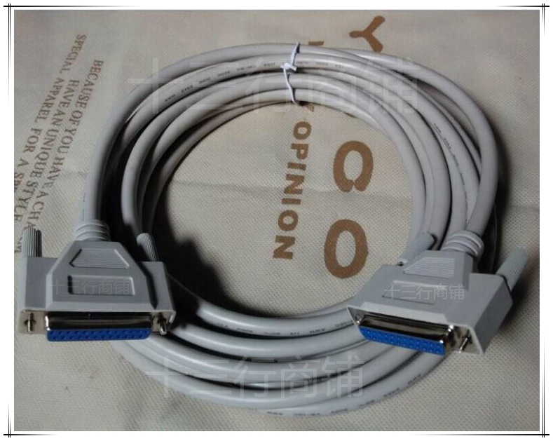 DB25 parallel port line mother to mother hole pair hole printing machine extension wire data line 1 5 m 3 m 5 m 5 m 10 m