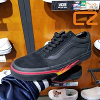 Giày tăng trưởng vans os cổ điển ngọn lửa thấp nam và nữ giày vải VN0A38G1Q8Q giày sport nam