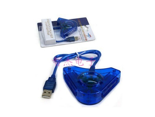 PS2 handle swivel USB connector interposer line PC with PS2 handle converter wire computer USB converter