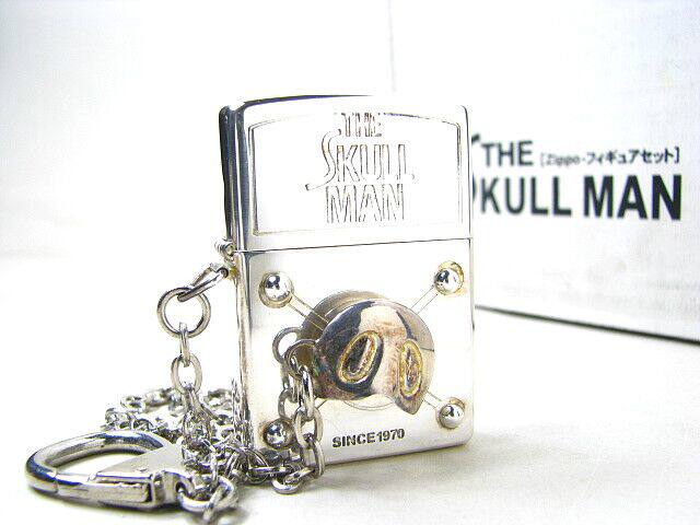 ZIPPO Original Zippo Lighter Genuine Out-of-Print Limited Collection 1997 Metal Skull Man Gift Box Set