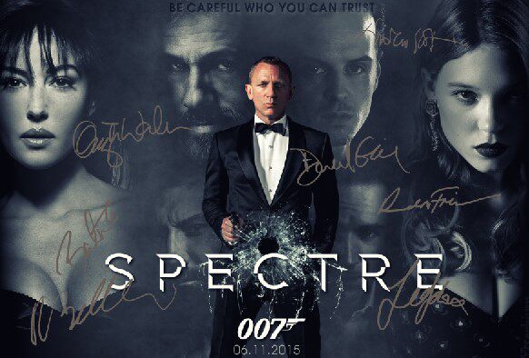 Daniel Craig Daniel Craig 007 ghost party Signature Photo Lea Seydoux-Taobao