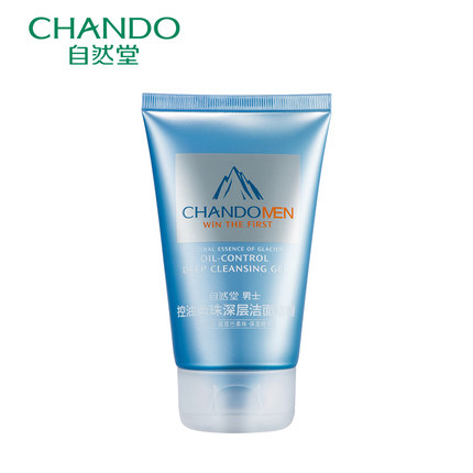 CHANDO/自然堂男士控油柔珠深层洁面啫喱