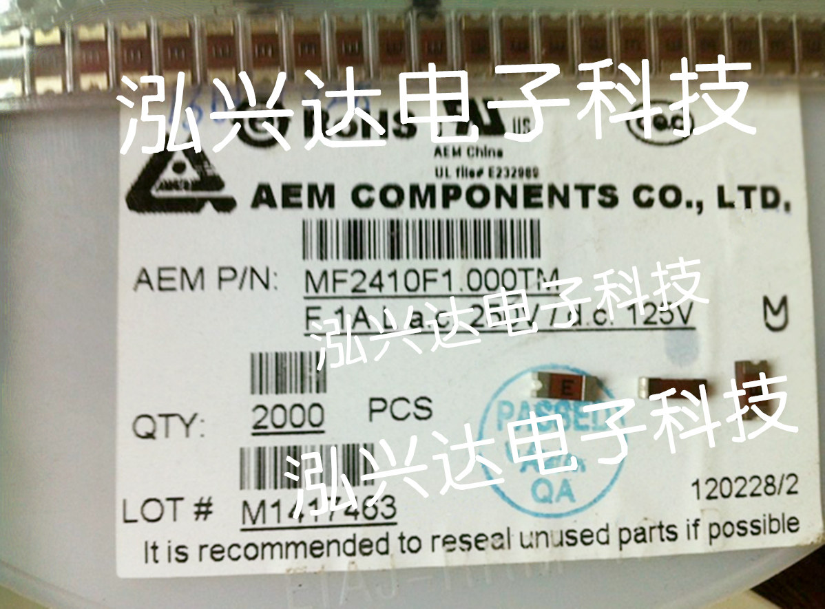 MF2410F1 000TM 2410 F 1A AC250V Brown Printed: E AEM Surface Mount Fuse