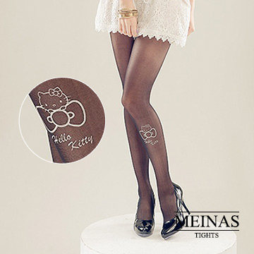 Meinus MEINAS Hello Kitty silver onion silk stockings socks (#954) -Taobao