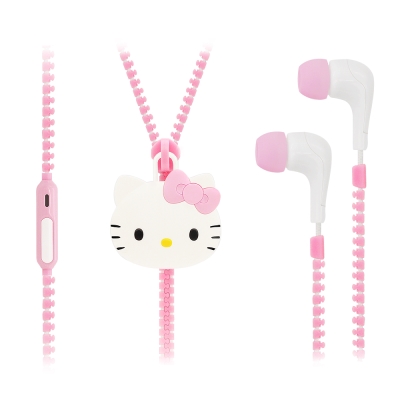 GARMMA Hello Kitty in ear-style microphone headphones-pink