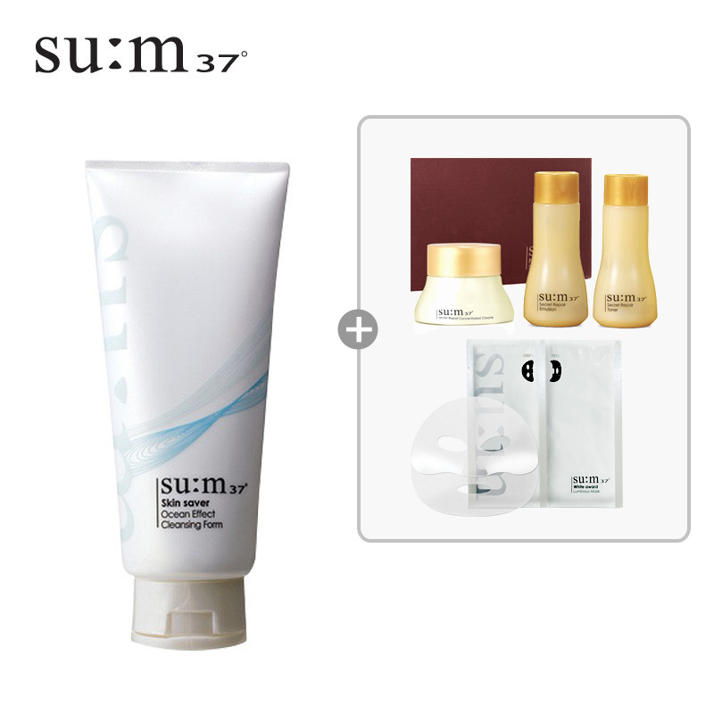 韩国LG直邮su:m37/苏秘(呼吸)  焕肤海洋泡沫洁面膏 200ml