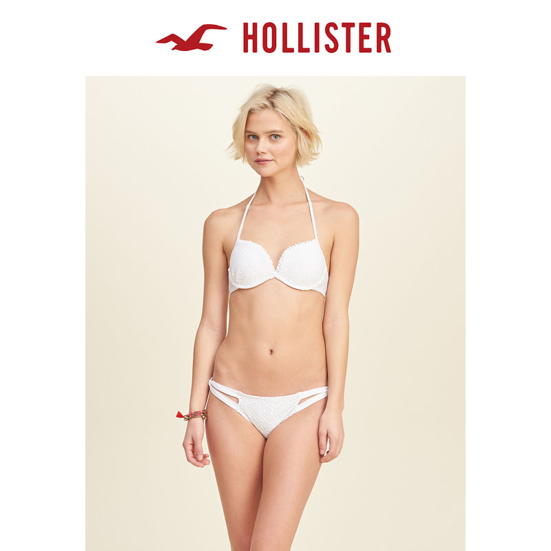 Hollister 蕾丝低胸泳装上衣 女 116364