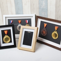 Marathon medal display stand solid wood medal frame commemorative storage frame medal display box customized