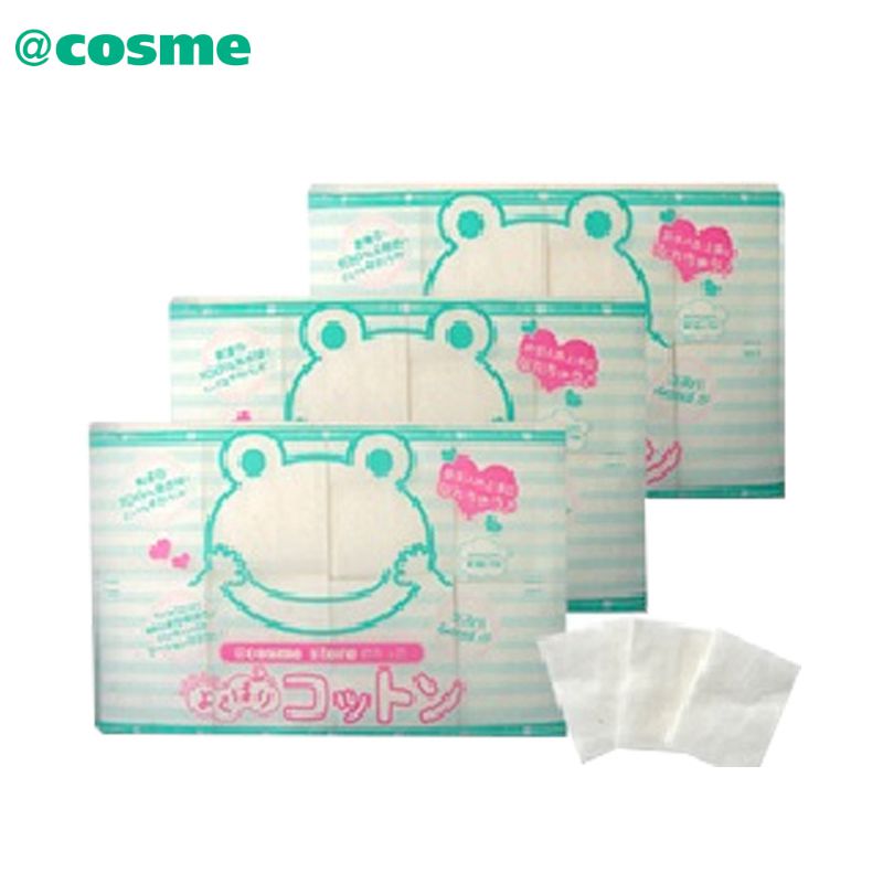 @cosme日本大赏  无漂白化妆棉120枚*3袋