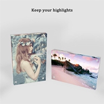 Acrylic Crystal photo frame 3568 inch a5 a4 transparent double-sided magnetic table