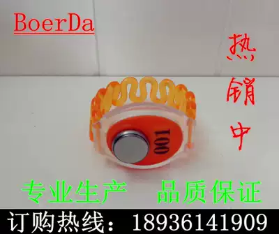 Sauna number Digital hand plate coil jewelry key card plastic spring hand ring storage card bath