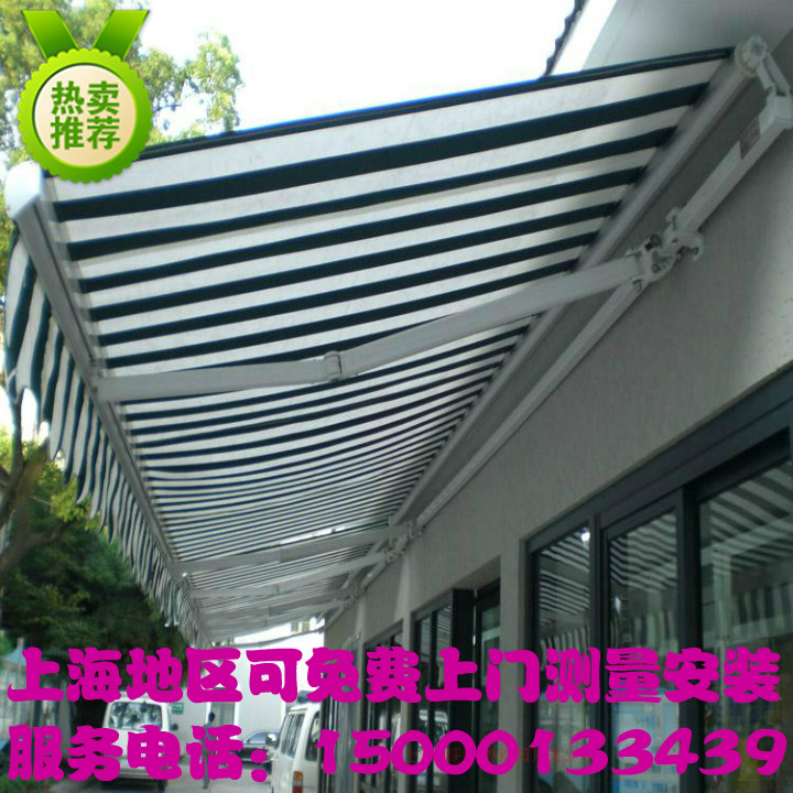 Telescopic canopy awning Awning Villa hem Canopy Door Face Terrace Sun Shed Advertising Tent Shake Electric Custom