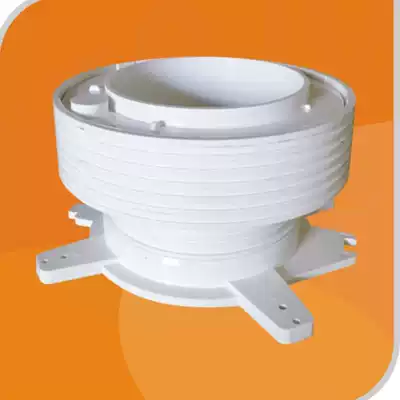 PVC drain pipe Adjustable center distance sleeve embedded base water interceptor Water-proof treasure water processor