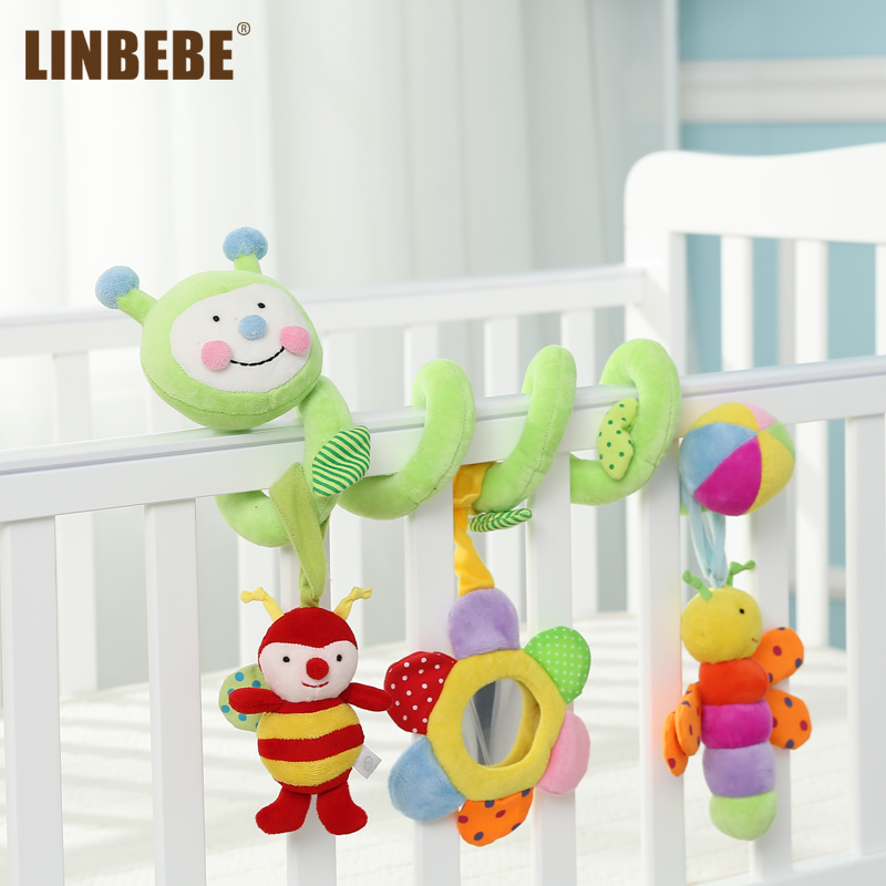 霖贝儿韩版婴儿床绕新生婴儿玩具宝宝床铃婴儿床挂饰毛绒摇铃玩具