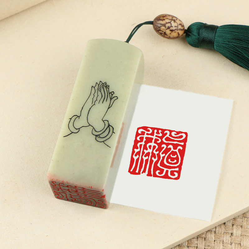 Finished leisure chapter (real me) handmade custom-made seal calligraphy and painting collection calligraphy brush Chinese painting leading and ending chapter