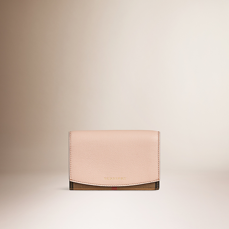 BURBERRY/博柏利House 格纹拼皮革钱夹 39968901