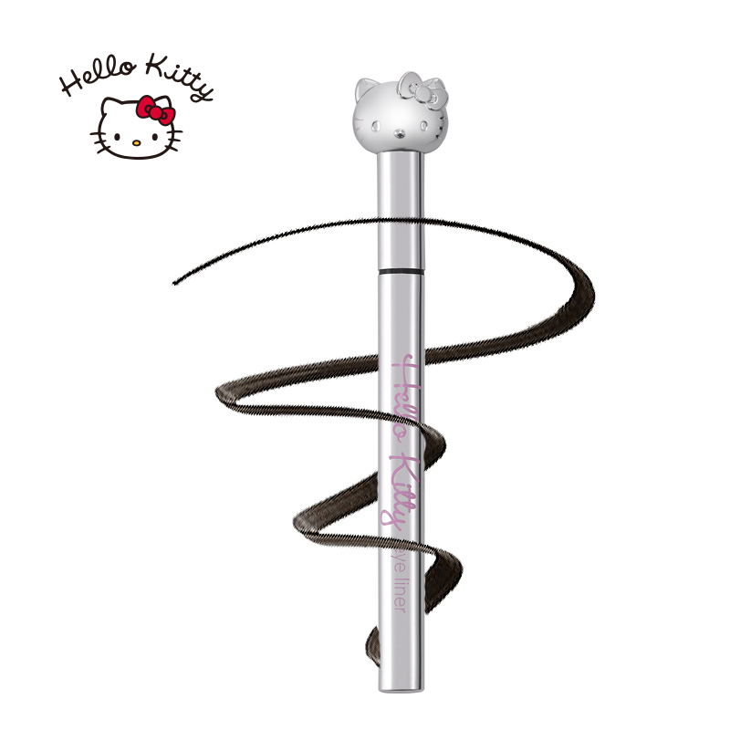 HELLO KITTY/凯蒂猫防水眼线笔/液3秒速干防汗温水可卸不晕染专卖