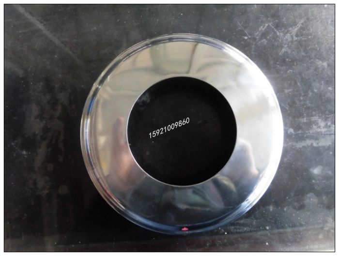 Stainless steel round tube decorative cover ugly cover thickened decorative cover inner diameter 76 51 89 63 outer diameter 150mm
