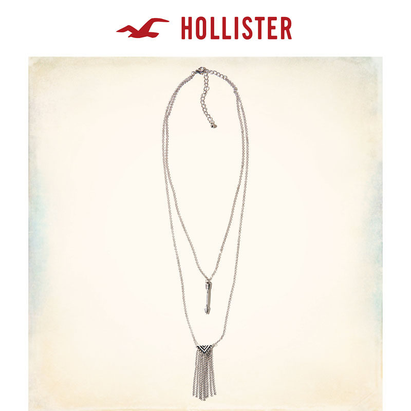 Hollister 2016春装新款多层流苏项链 女 125849