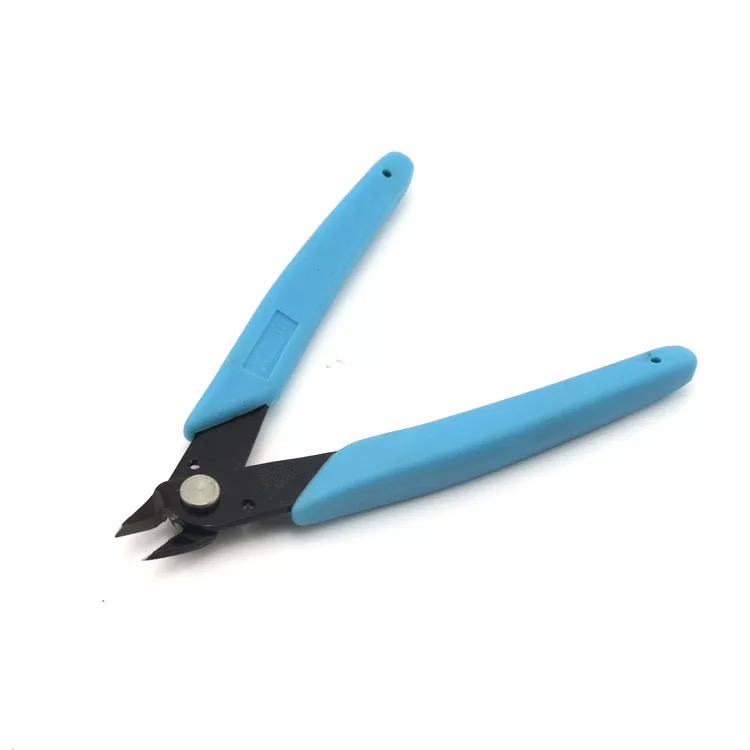 High quality electronic shears with diagonal notch pliers 125mm electronic shears with small clippers