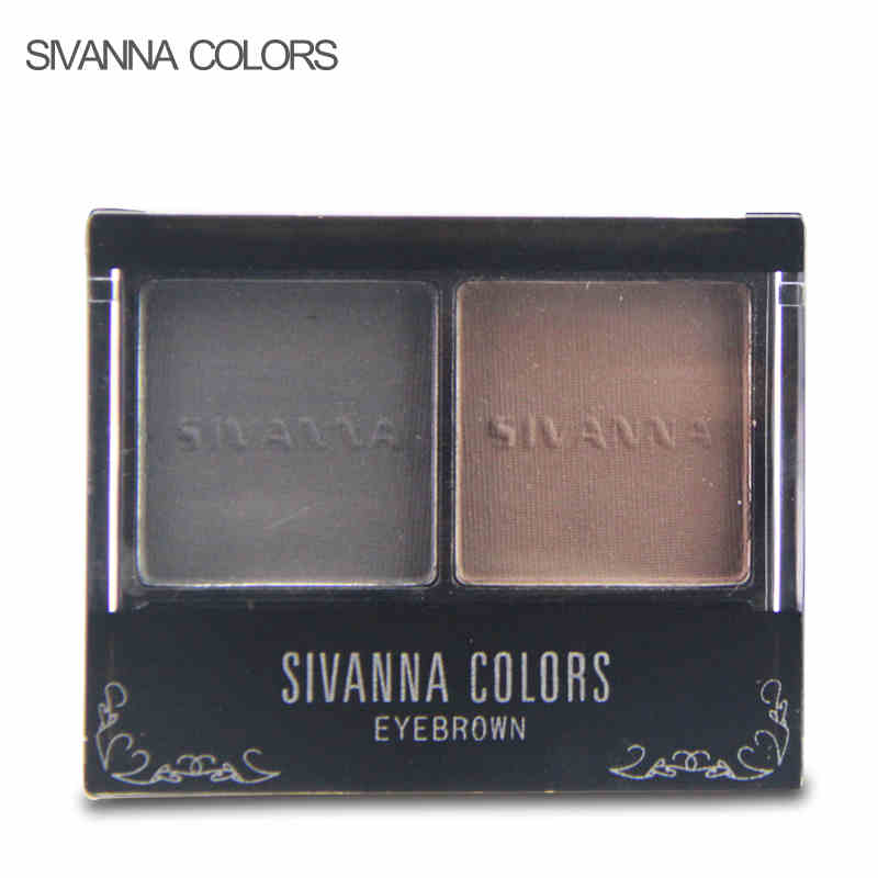 SIVANNA COLORS 法国思薇娜经典立体双色眉粉 耐汗不脱妆