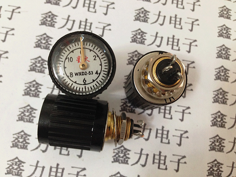 (Nantong Spark) WXD2-53 pointer type multi-turn potentiometer 1K 2K2 4K7 10K 22K etc.