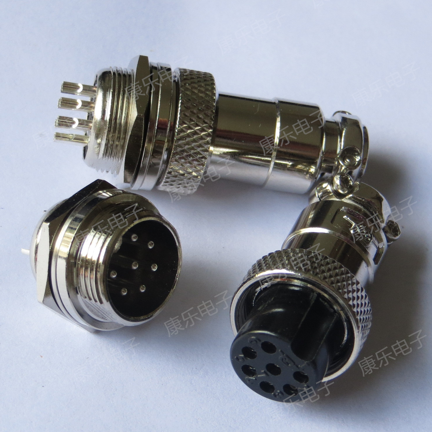 Heavy strong aviation plug socket 16M-7A 7B (7 core)GX16-7T