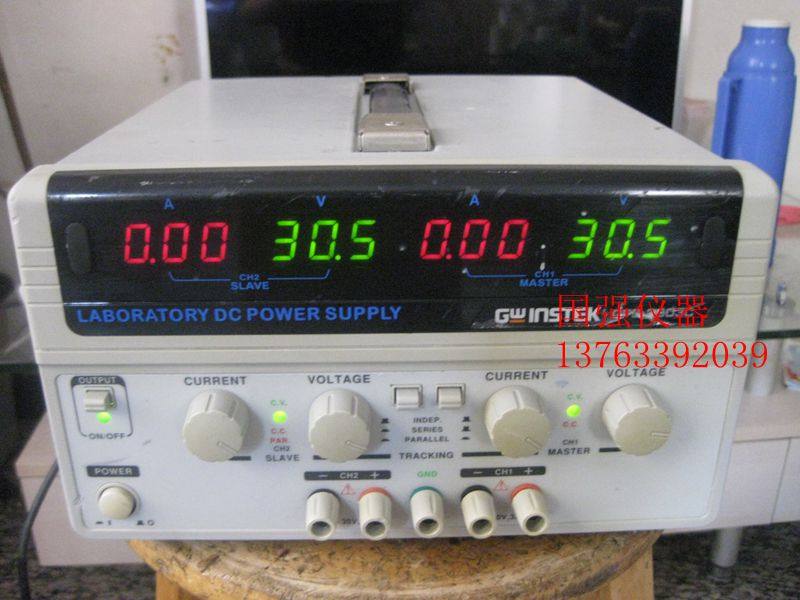 Second-hand GW Instek power supply 2303C DC power supply 3A30V dual digital DC regulated power supply Second-hand torch source