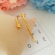 Mới Nhật Bản và Hàn Quốc Shajin trung chuyển ngọc trai trơn mịn vòng đeo tay nữ mạ vàng mô phỏng rắn mở vòng tay thời gian dài không phai vòng tay bạc nữ Vòng đeo tay Cuff