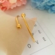 Mới Nhật Bản và Hàn Quốc Shajin trung chuyển ngọc trai trơn mịn vòng đeo tay nữ mạ vàng mô phỏng rắn mở vòng tay thời gian dài không phai vòng trầm hương Vòng đeo tay Cuff