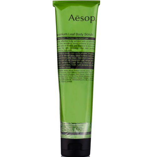 AESOP 伊索 天竺葵身体去角质露 170ml 清洁舒缓去死皮啫喱磨砂膏