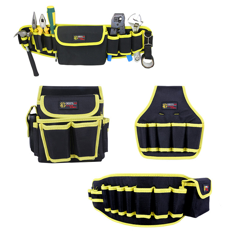 Kit Canvas Multifunction Repair Thickening Electrician Pocket Small Number Hang Bag Cashier Bag electric drill bag Stuck Wallpaper Bag