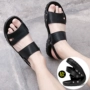 Dép La Mã nam thời trang dép da 2019 mới mùa hè giày da bãi biển nam lái giày bình thường - Sandal giày mọi nam