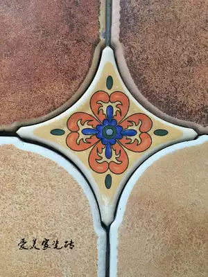 78 * 78mm round corner flower 7 8*7 8 round corner flower with 500mm600mm rounded antique brick