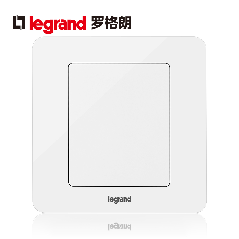 Legrand tcl switch socket panel Yidian magnolia white blank baffle bottom box cover plate decorative plate type 86